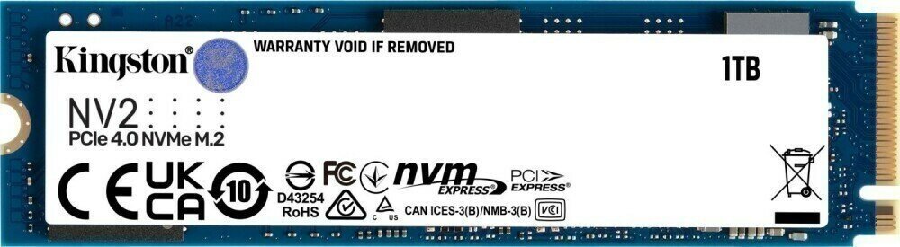 SSD накопитель Kingston 1000GB NV1 (SNV2S/1000G)