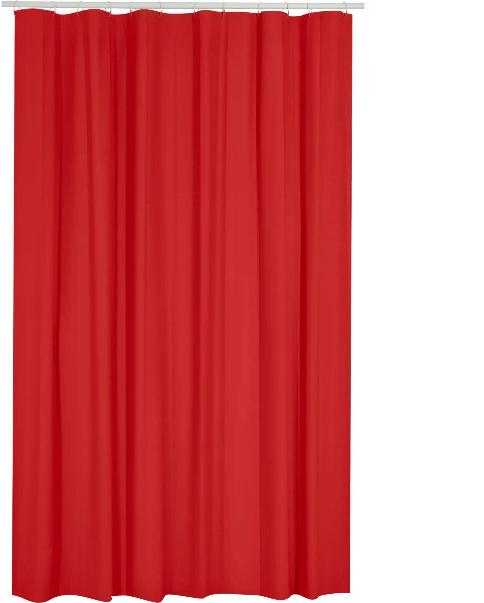 Штора для ванны Аквалиния PE1148C 180x200 см PEVA цвет красный