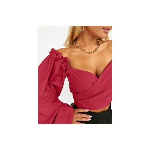 Топ блузка вечерняя, нарядная с рукавами