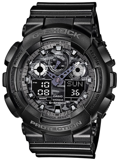 Наручные часы CASIO G-Shock GA-100CF-1A, черный
