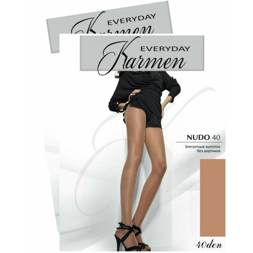 Колготки Karmen Nudo 40 Promo (2 штуки), glace (светло-коричневый), 4