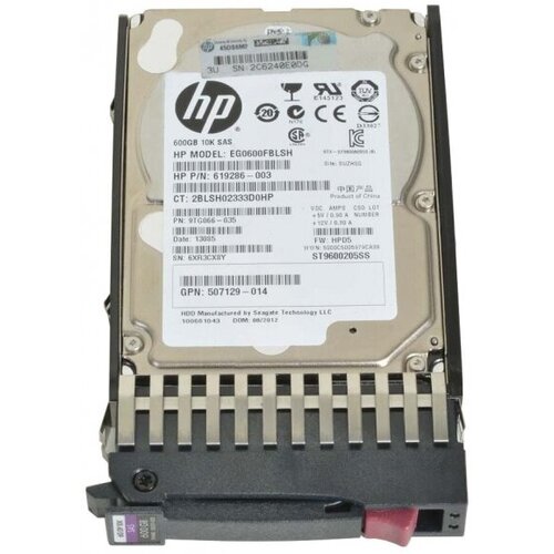 Жесткий диск HP 590698-S21 600Gb 10000 SAS 25 HDD 2045000₽