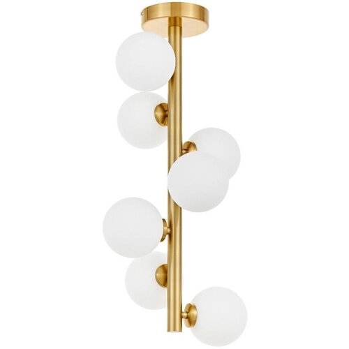 Потолочный светильник Lumina Deco LDC 6033-7 MD, цвет бронза, белый