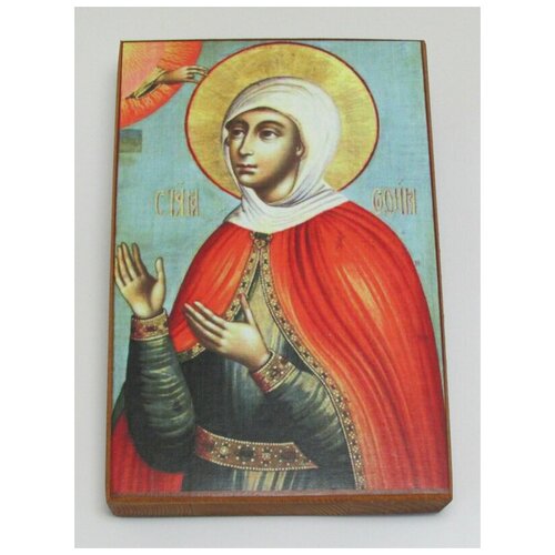 Икона Святая София, размер иконы - 10x13 икона святая надежда размер иконы 10x13