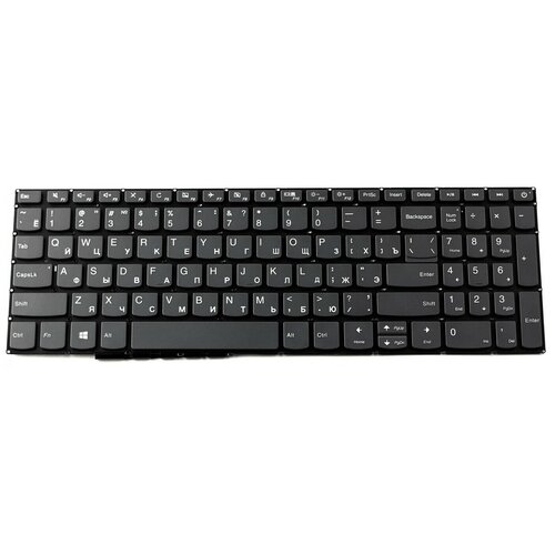 Клавиатура для ноутбука Lenovo 320-15ABR 320-15AST Серая P/n: SN20K93009, 9Z. NDRDSN.10R