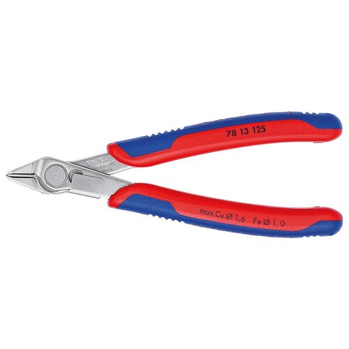 Бокорезы Knipex 78 13 125 125 мм красный/синий бокорезы knipex 78 71 125 125 мм красный синий