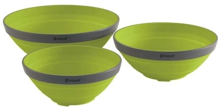    Outwell Collaps Bowl Set Lime Green