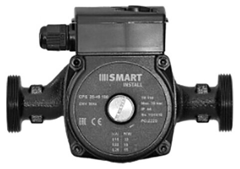 Циркуляционный насос Smart Install CPS 25-80 (H-8 м., 180 мм. , 230 Вт.) с гайками