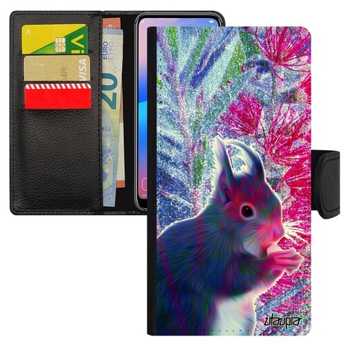 фото Чехол книжка на мобильный galaxy s7 edge, "белка" рыжая белочка utaupia