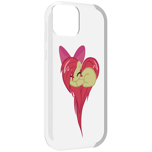 Чехол MyPads сердце-из-пони для UleFone Note 6 / Note 6T / Note 6P задняя-панель-накладка-бампер