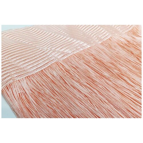 Шторы-нити / Кисея / персиковая / 300х300 см.