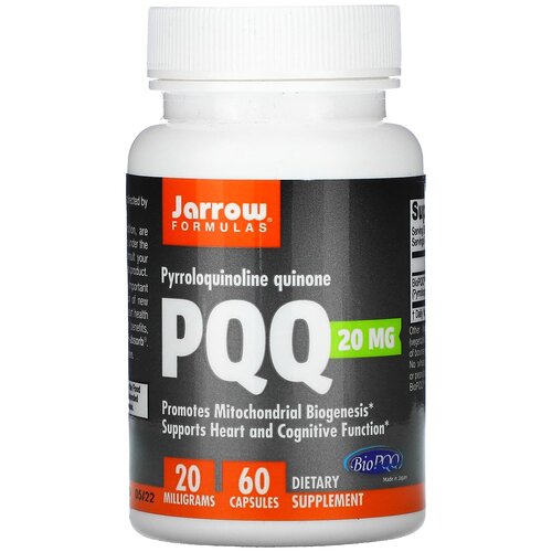 Капсулы Jarrow Formulas PQQ (пирролохинолинхинон), 30 г, 10 мг, 30 шт.