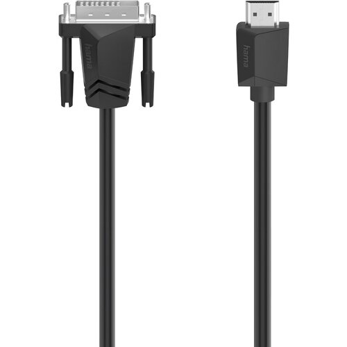 Кабель Hama H-200715 DVI (m) HDMI (m) 1.5м черный видеокабель цифровой или видеопереходник hama h 200339