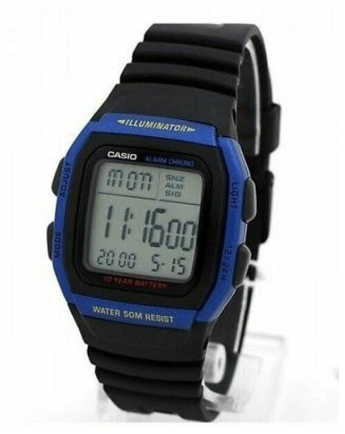 Наручные часы CASIO Collection, черный, синий