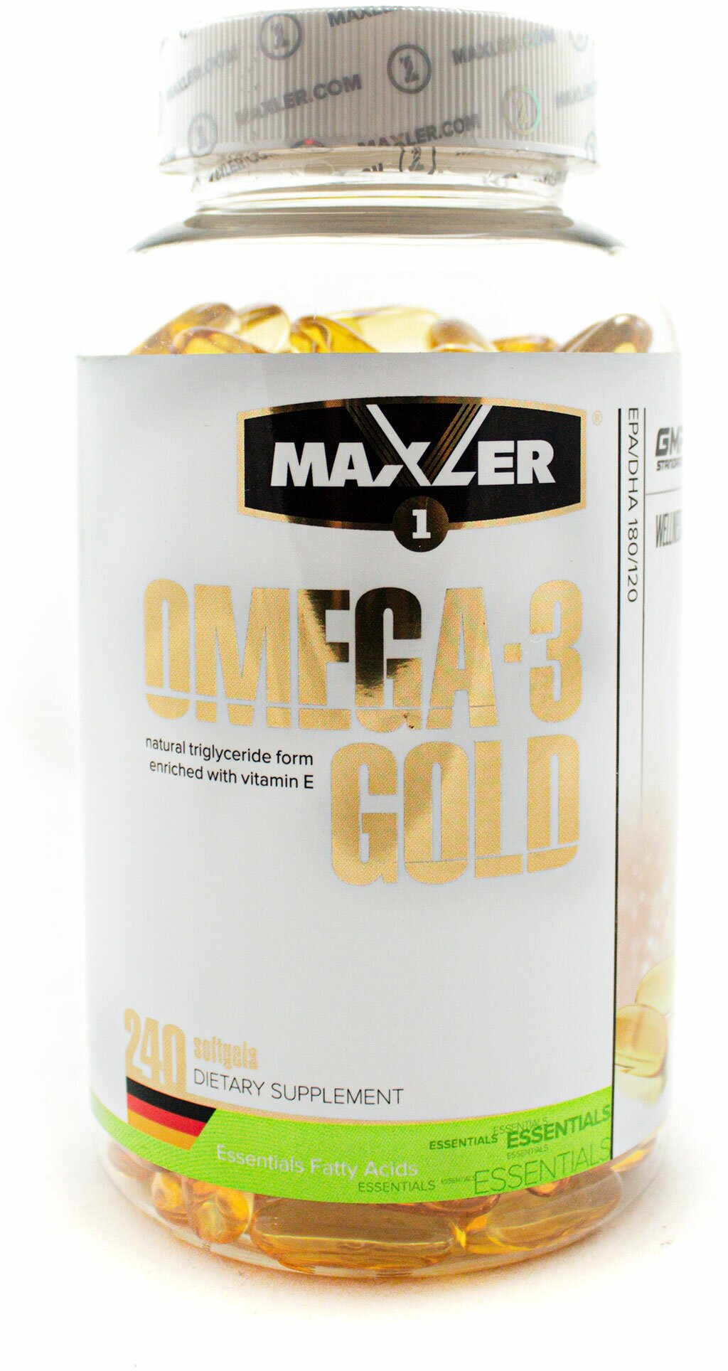 MAXLER Omega-3 Gold капс., 400 г, 240 шт.