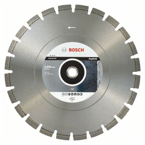фото Диск алмазный best for asphalt (400х25.4 мм) bosch 2608603829