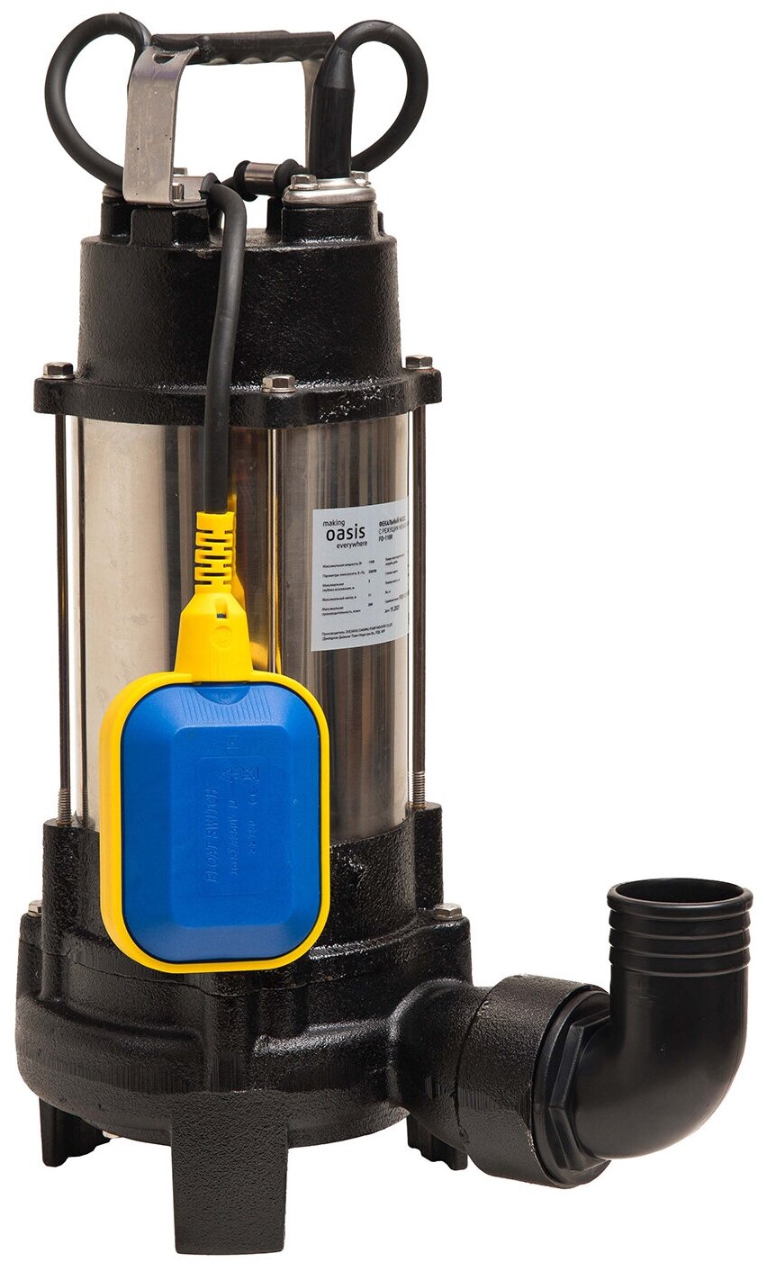 фото Насос погружной фекальный с режущим механизмом F-180R