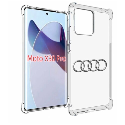 Чехол MyPads audi-ауди-7 мужской для Motorola Moto X30 Pro задняя-панель-накладка-бампер