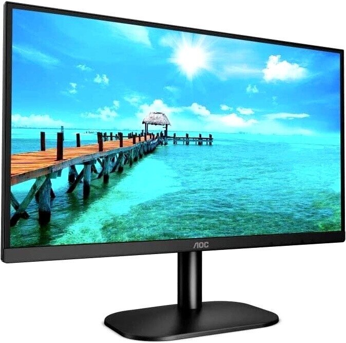 Монитор 21.5 AOC 22B2M Black 22B2M 1920x1080 75 Гц VA LED 3000:1 250 Кд/м² VGA (D-Sub)