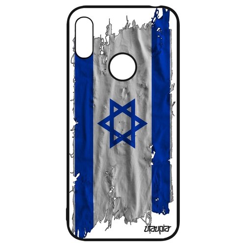 фото Чехол на huawei y6 2019, "флаг израиля на ткани" патриот страна utaupia