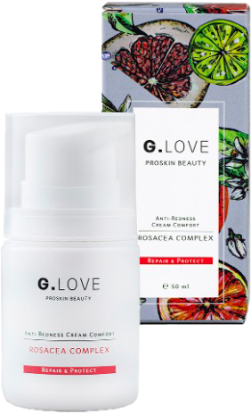 Успокаивающий крем-комфорт Anti-Redness Cream Comfort ROSACEA COMPLEX G.Love