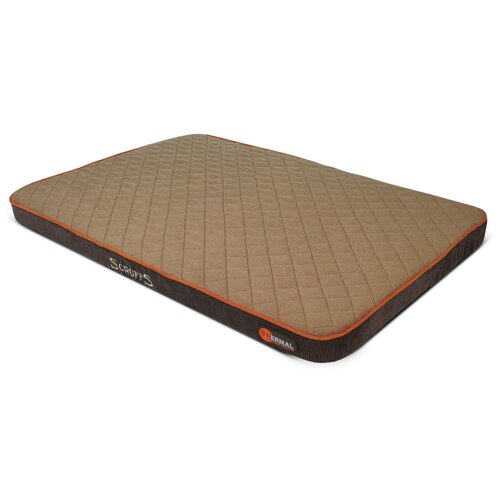 Лежак для собак Scruffs Thermal Pet Mattress 82х58х5 см 82 см 58 см коричневый 5 см