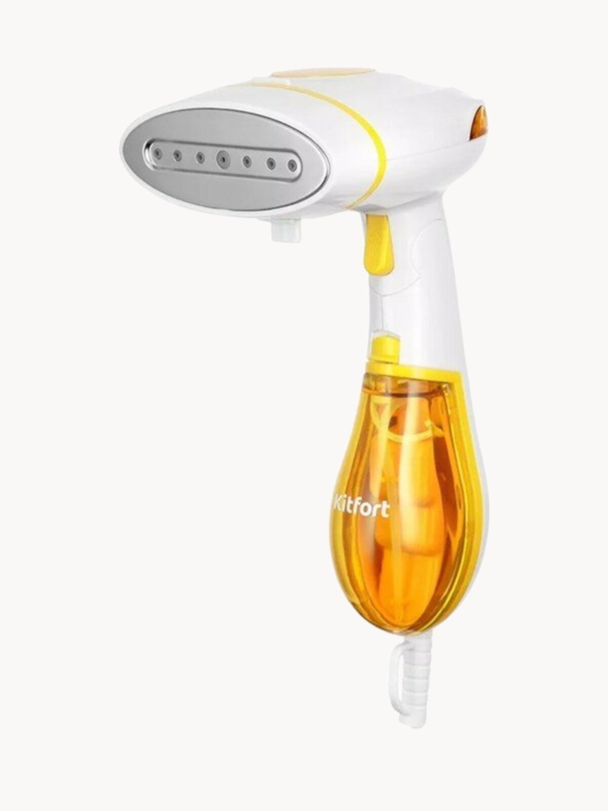 Ручной отпариватель Kitfort КТ-9191-1 бело-желтый
