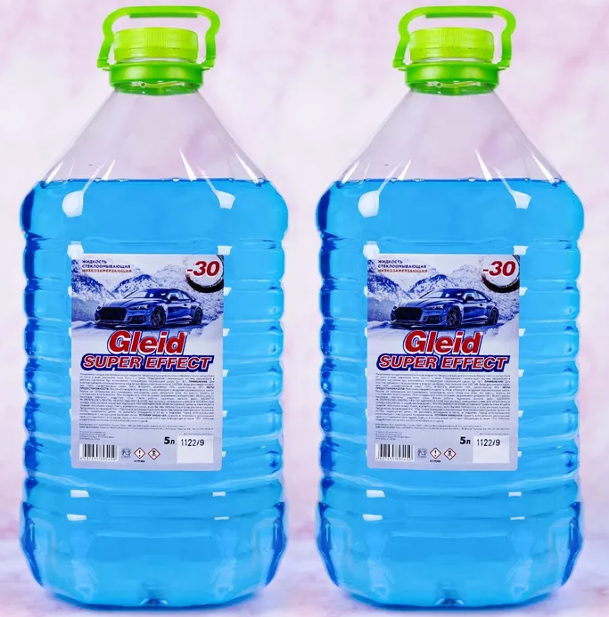 фото Жидкость стеклоомывателя. Незамерзайка/ Gleid Без аромата -30°C 5 л. 2-шт.