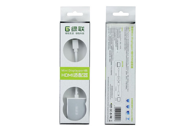 Greenconnect Адаптер-переходник Apple mini DisplayPort 20M > HDMI 19F, GCR-MDP2HD2 Greenconnect Apple mini DisplayPort 20M > HDMI 19F (GCR-MDP2HD2) - фото №4