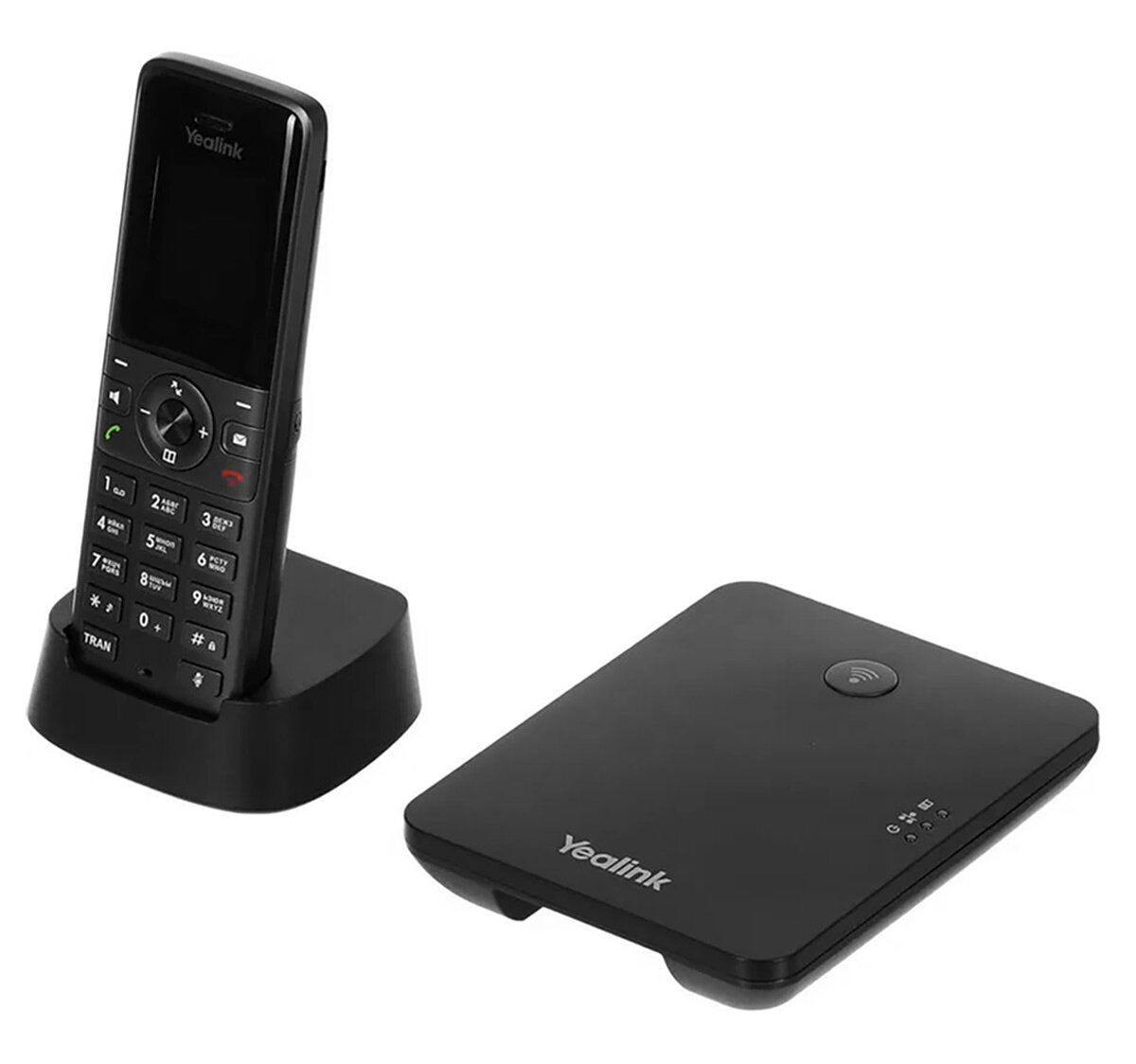 YEALINK DECT-трубка Yealink W73P DECT (база W70B+трубка W73H) до 10 SIP-аккаунтов до 10 трубок на базу до 20 одноврем Вызовов (W73P)