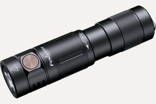 Изображение товара Фонарь Fenix E09R, черный (LUMINUS SST20, ANSI 600 лм, Li-Po)