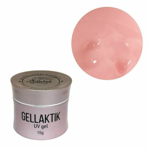 Gellaktik Гель-суфле для наращивания GEL SOUFFLE MISTY ROSE 15 гр