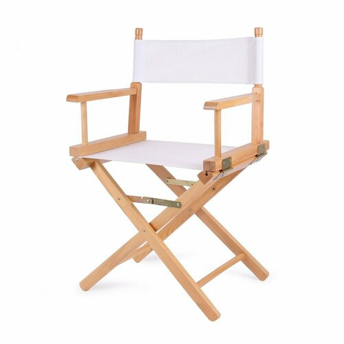 Кресло складное белое - стул режиссера