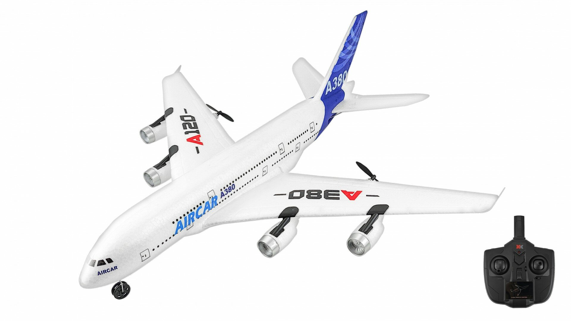Радиоуправляемый самолет A380 XK A120 2.4G RTF - XK-A120-A380