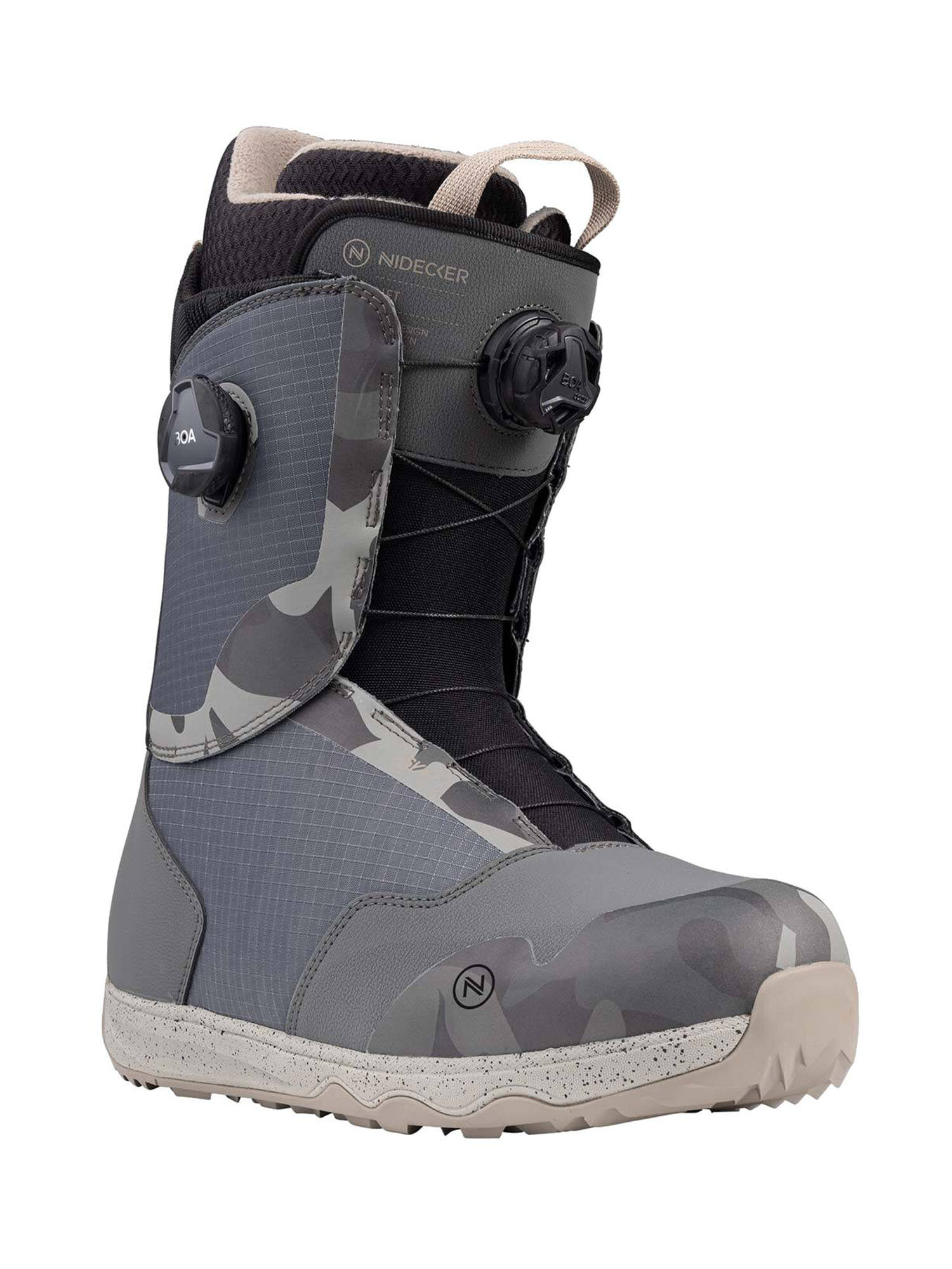 Ботинки для сноуборда NIDECKER Rift Gray Camo (US:13)