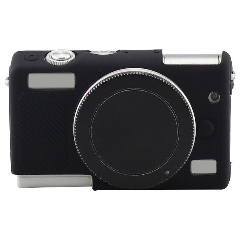 Защитный силиконовый чехол MyPads Antiurto для фотоаппарата Canon EOS M100 из мягкого качественного силикона черный