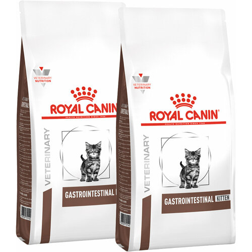 Сухой корм ROYAL CANIN GASTROINTESTINAL KITTEN для котят при заболеваниях желудочно-кишечного тракта (2 + 2 кг)