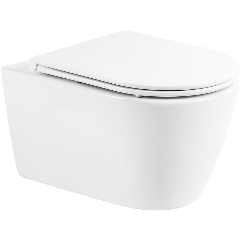 Унитаз подвесной BelBagno MARINO с сиденьем микролифт BB105CHR/BB870SC