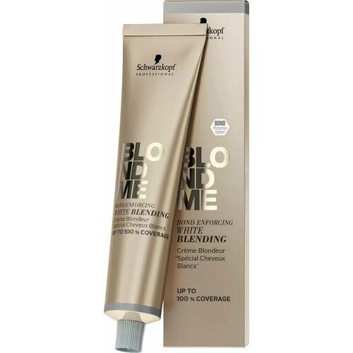 Schwarzkopf Professional Blond Me Lift & Blend Brown Mahogany Осветляющий бондинг-крем для светлых зрелых волос Коричневое красное дерево, 60 мл