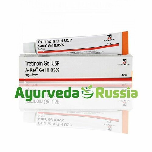 Tretinoin Gel USP A-Ret Gel 005 Menarini Третиноин Гель ЮСП А-Рет Гель 005 Менарини 20гр 635₽