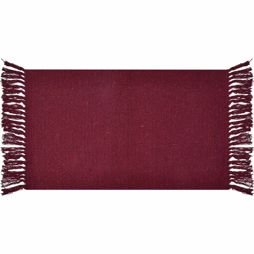 Коврик декоративный хлопок Solid Mat JBT-001-06 50x80 см цвет красный