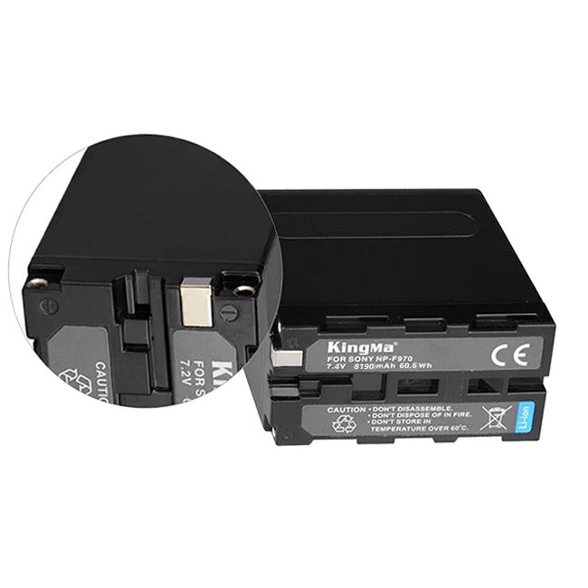 Аккумуляторы Для Инструмента Аккумулятор KingMa NP-F970 8190mAh