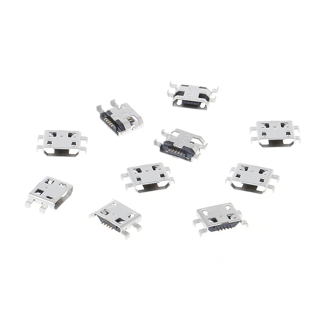 Принадлежности для инструментов, MICRO плоская 0.8 5P USB 5PIN плоская, 10 штук