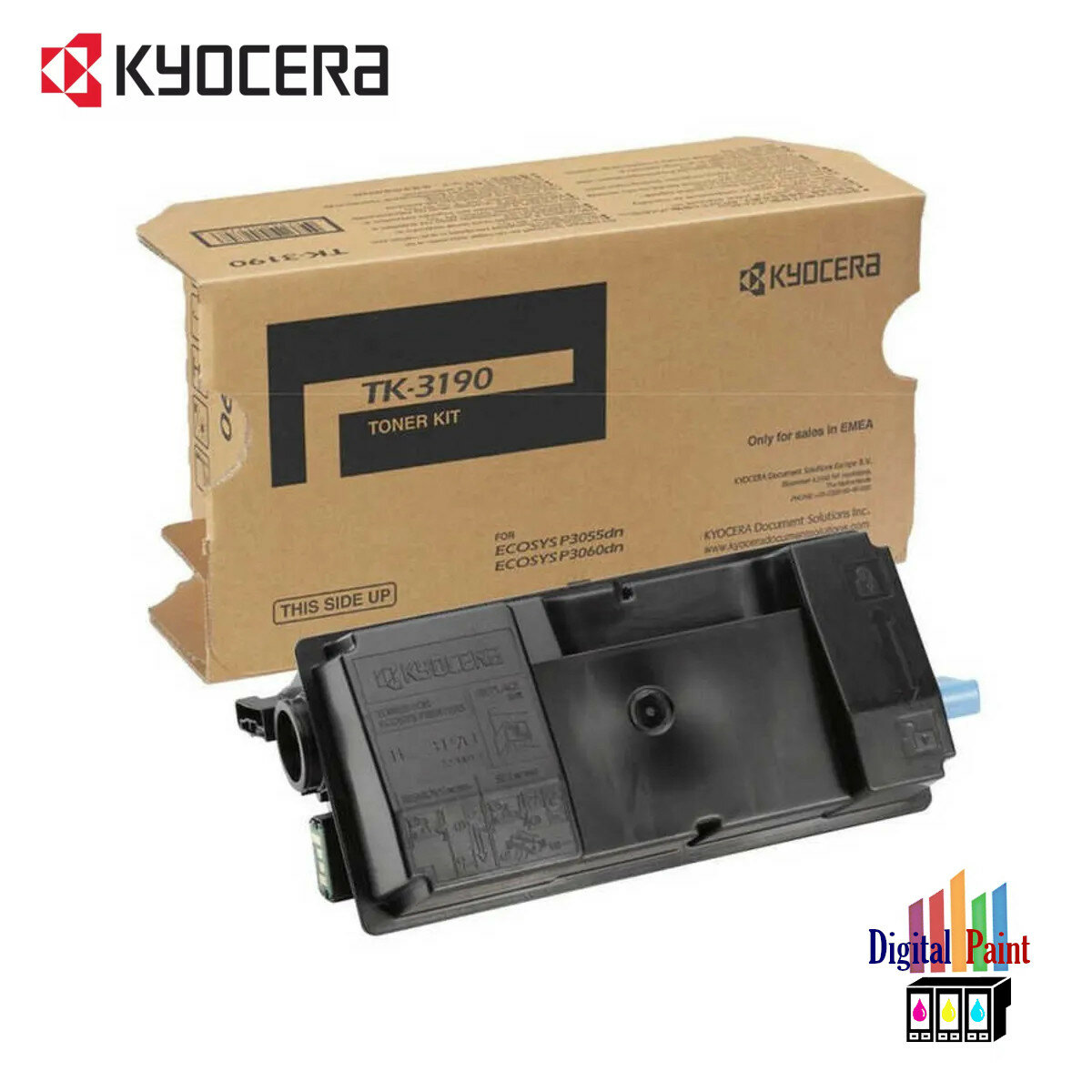 Картридж KYOCERA TK-3190 черный 25000 стр. Black для Ecosys P3055dn/3060dn