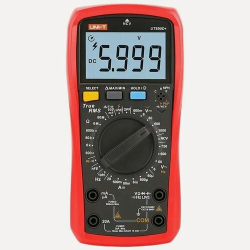 Изображение товара UNI-T UT890D+, Мультиметр цифровой универсальный, True RMS