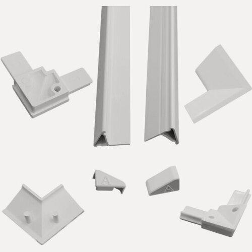 Изображение товара Бордюр Altasan Бордюр для ванны и душевого поддона KDP 2000х20x27, цвет белый,