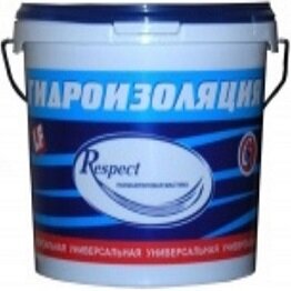 Гидроизоляция Germes Respect 5кг Полиакриловая Обмазочная / Гермес.