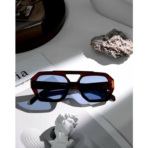 Солнцезащитные очки , синий/бордовый