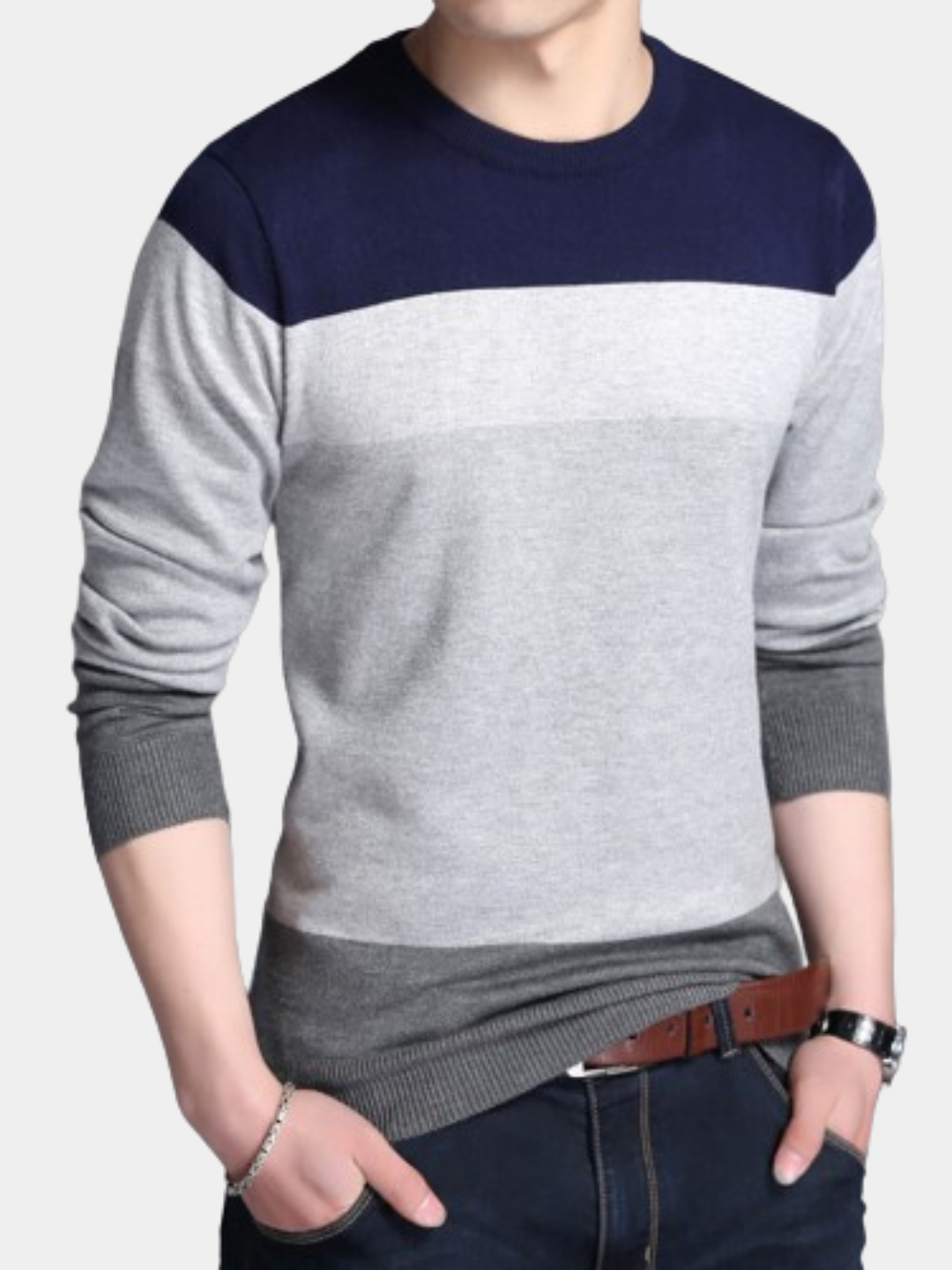 Свитер  M/XXXL, размер M, , темно-бирюзовый — фото 1