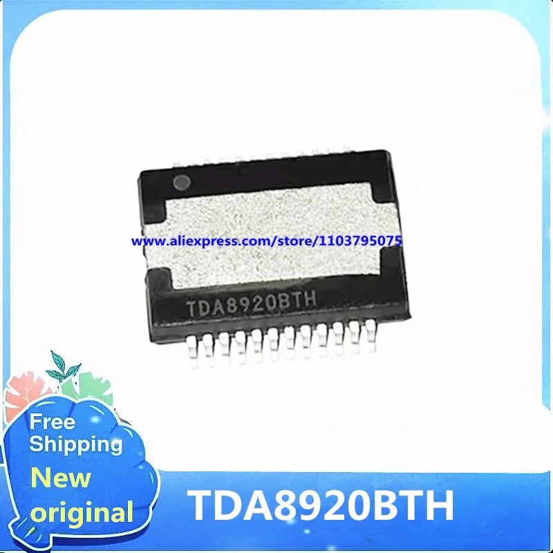 1 шт./лот, 100% новый оригинальный усилитель мощности звука TDA8920BTH HSOP24